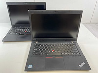 Lenovo thinkpad l490 14”, core(tm) i5 8th gen, 16 gb ram, 256 gb nvme laptops (2x) - afbeelding 1 van  14