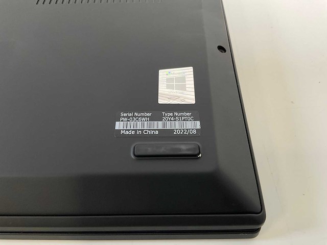 Lenovo thinkpad p1 gen 4i 16”, core(tm) i7 11th gen, 32 gb ram, no hdd, nvidia t1200 gpu 4 gb laptop - afbeelding 7 van  7