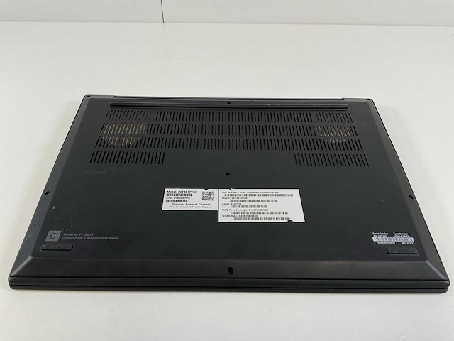 Lenovo thinkpad p1 gen 4i 16”, core(tm) i7 11th gen, 64 gb ram, 256 gb nvme laptop - afbeelding 6 van  7