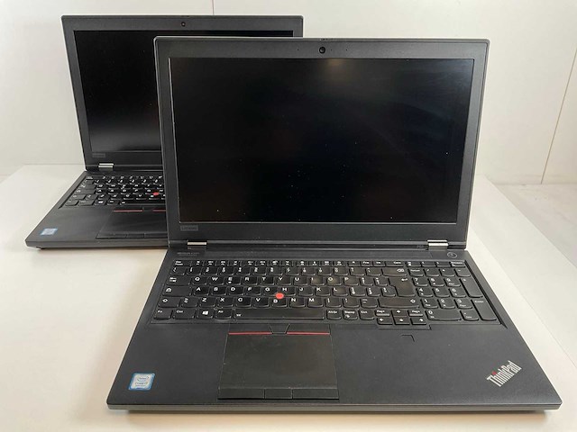 Lenovo thinkpad p53 14”, core(tm) i7 9th gen, 32 gb ram, no hdd, nvidia quadro t2000 4 gb laptops (2x) - afbeelding 1 van  14