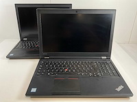Lenovo thinkpad p53 14”, core(tm) i7 9th gen, 32 gb ram, no hdd, nvidia quadro t2000 4 gb laptops (2x) - afbeelding 1 van  14