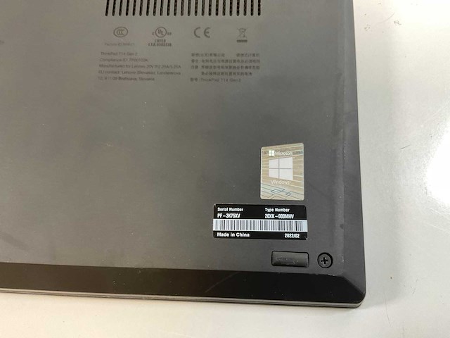 Lenovo thinkpad t14 gen 2a 14”, amd ryzen 5 pro 5650u with radeon graphics, 16 gb ram, 512 gb nvme laptop - afbeelding 2 van  2