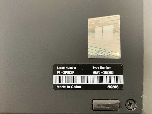 Lenovo thinkpad t14 gen 2i 14”, core(tm) i5 11th gen, 16 gb ram, 512 gb nvme laptop - afbeelding 7 van  7