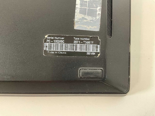 Lenovo thinkpad t14s gen 1 14”, core(tm) i7 10th gen, 16 gb ram, 256 gb nvme laptop - afbeelding 7 van  7