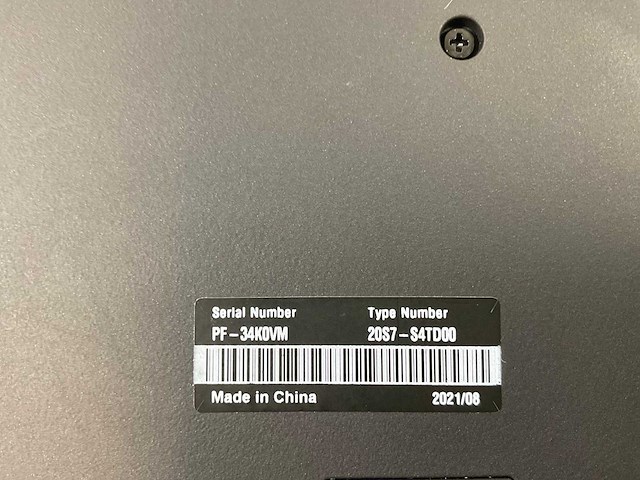 Lenovo thinkpad t15 g1 15.5”, core(tm) i5 10th gen, 16 gb ram, 256 gb nvme laptop - afbeelding 7 van  7