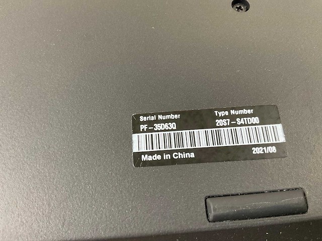 Lenovo thinkpad t15 g1 15.5”, core(tm) i5 10th gen, 16 gb ram, 256 gb nvme laptop - afbeelding 6 van  6