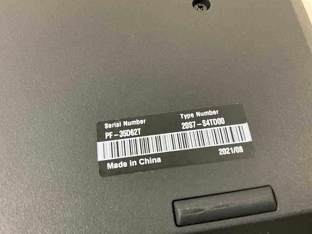 Lenovo thinkpad t15 g1 15.5”, core(tm) i5 10th gen, 16 gb ram, 256 gb nvme laptop - afbeelding 7 van  7