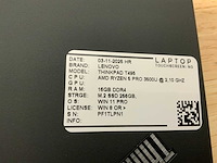 Lenovo thinkpad t495 laptop (3x) - afbeelding 2 van  10