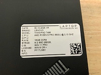 Lenovo thinkpad t495 laptop (4x) - afbeelding 3 van  11