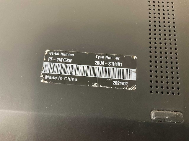 Lenovo thinkpad x1 carbon gen 8 14”, core(tm) i7 10th gen, 16 gb ram, 256 gb nvme laptop - afbeelding 7 van  7