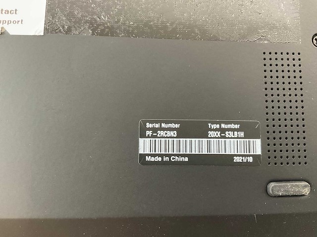 Lenovo thinkpad x1 carbon gen 9 14”, core(tm) i7 11th gen, 16 gb ram, 256 gb nvme laptop - afbeelding 7 van  7