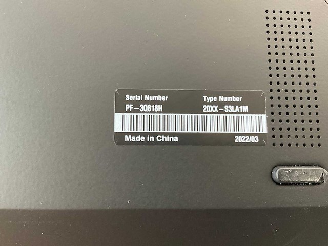 Lenovo thinkpad x1 carbon gen 9 14”, core(tm) i7 11th gen, 32 gb ram, no hdd laptop - afbeelding 7 van  7