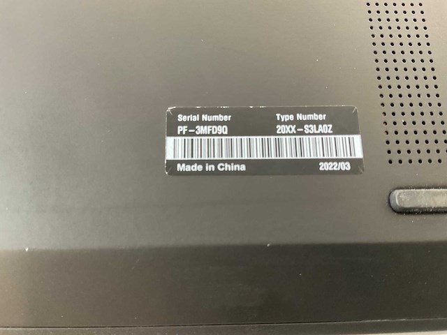 Lenovo thinkpad x1 carbon gen 9 14”, core(tm) i7 11th gen, 32 gb ram, no hdd laptop - afbeelding 7 van  7