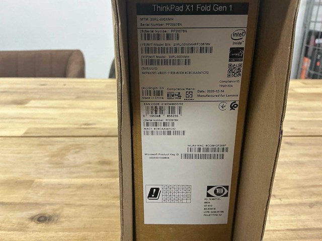 Lenovo thinkpad x1 fold gen 1 20rl000xmh - afbeelding 3 van  4
