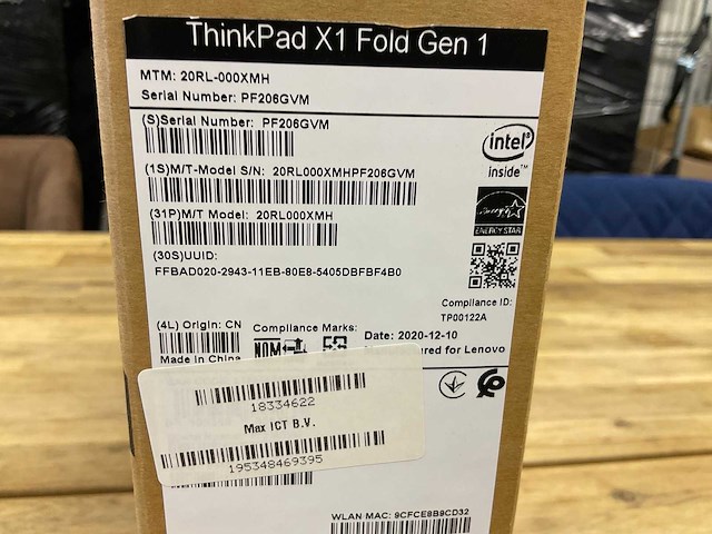 Lenovo thinkpad x1 fold gen 1 laptop - afbeelding 3 van  4