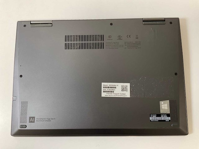 Lenovo thinkpad x1 yoga gen 6 14”, core(tm) i7 11th gen, 16 gb ram, 256 gb nvme touchscreen laptop - afbeelding 6 van  7