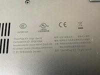Lenovo thinkpad x1 yoga gen 6 14”, core(tm) i7 11th gen, 16 gb ram, 256 gb nvme touchscreen laptop - afbeelding 7 van  7