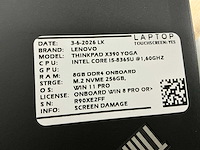 Lenovo thinkpad x390/x390 yoga laptop (2x) - afbeelding 2 van  2