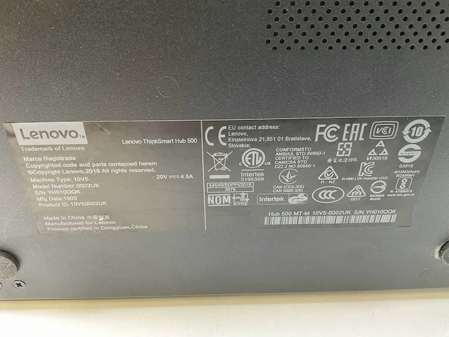 Lenovo thinksmart hub 500 11.6”, core(tm) i5 7th gen, 8 gb ram, 128 gb nvme desktops (3x) - afbeelding 9 van  10