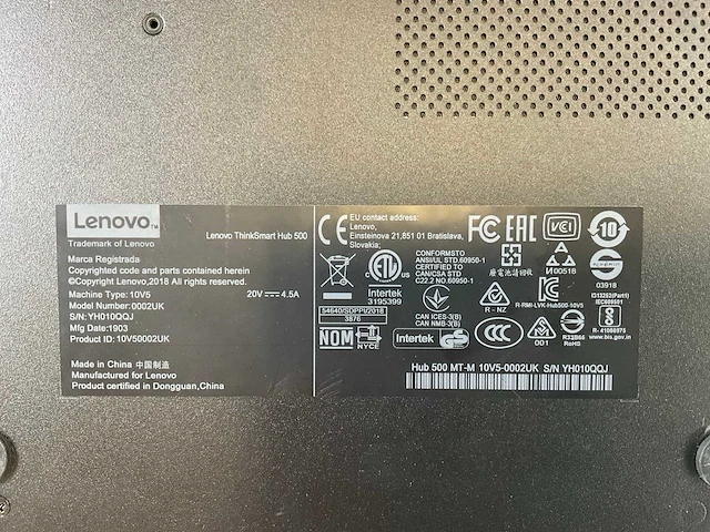 Lenovo thinksmart hub 500 11.6”, core(tm) i5 7th gen, 8 gb ram, no hdd desktops (4x) - afbeelding 8 van  9