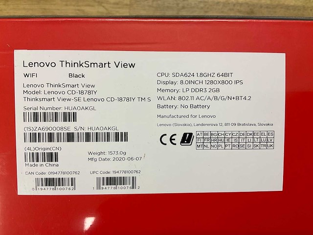 Lenovo thinksmart view - afbeelding 3 van  3