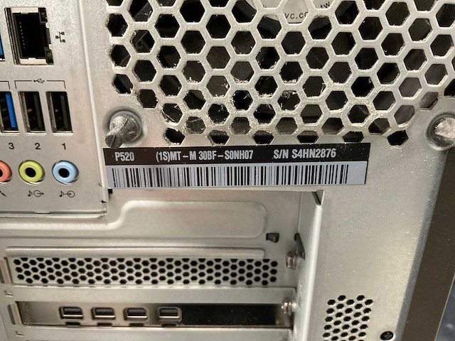 Lenovo thinkstation p520, xeon(r) w-2135, 64 gb ram, 512 gb nvme, nvidia quadro p1000 4 gb workstation - afbeelding 5 van  5