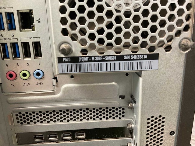 Lenovo thinkstation p520, xeon(r) w-2135, 64 gb ram, 512 gb nvme, nvidia quadro p1000 4 gb workstation - afbeelding 5 van  5