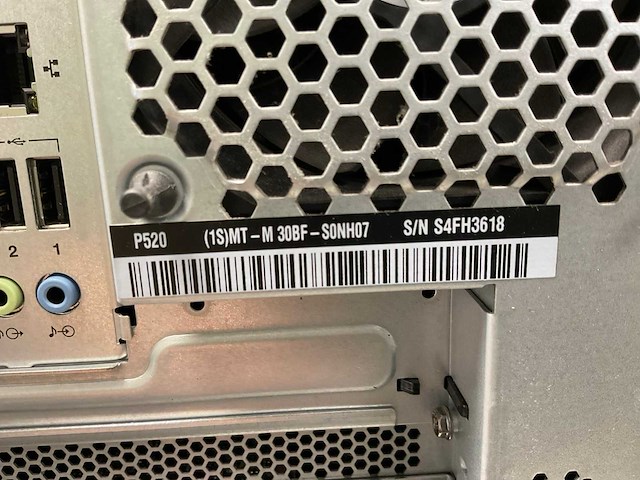 Lenovo thinkstation p520, xeon(r) w-2135, 64 gb ram, no hdd, nvidia quadro p1000 4gb workstation - afbeelding 5 van  5