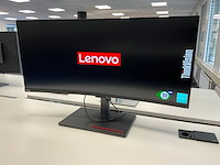 Lenovo thinkvision p40w-20 40” wuhd curved - afbeelding 5 van  8