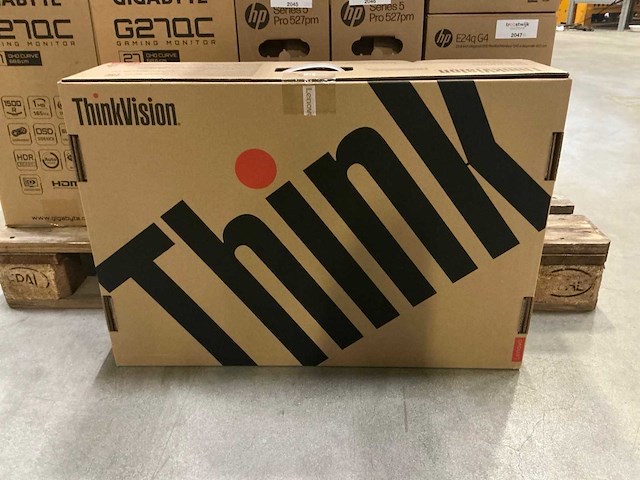 Lenovo thinkvision t27h-2l flat panel monitor - afbeelding 2 van  3