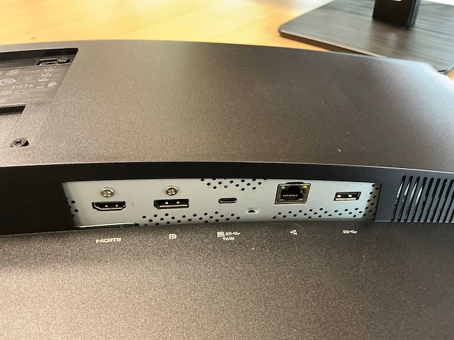 Lenovo thinkvision t34wd40 34” curved monitor - afbeelding 4 van  5