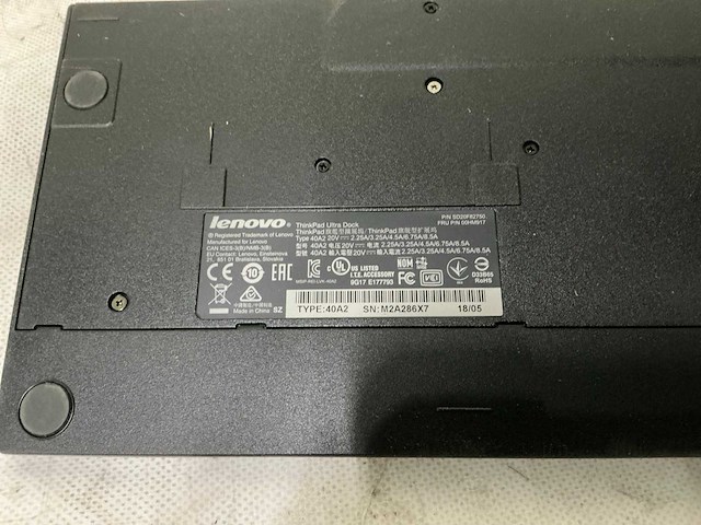 Lenovo ultra dock - 90 w think pad (9x) - afbeelding 2 van  2