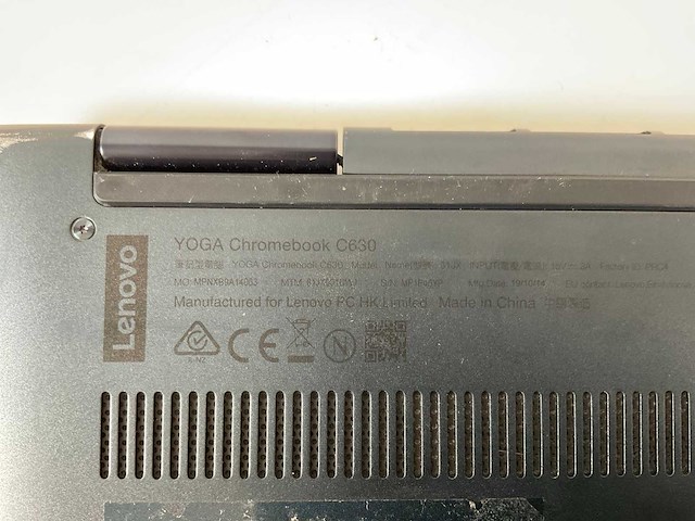 Lenovo yoga c630 15.4”, core i7 8th gen, 16 gb ram, 128 gb ssd touchscreen chromebooks (2x) - afbeelding 7 van  15