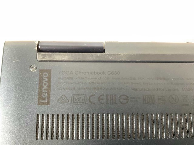 Lenovo yoga c630 15.4”, core i7 8th gen, 16 gb ram, 128 gb ssd touchscreen chromebooks (2x) - afbeelding 14 van  15
