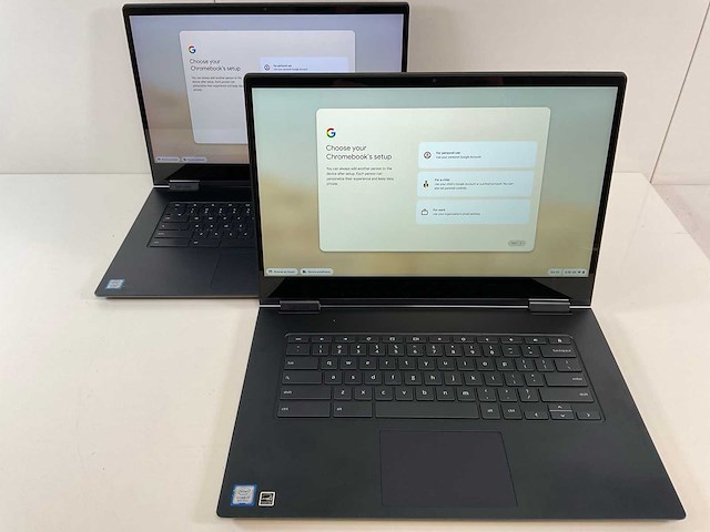 Lenovo yoga c630 15.4”, core i7 8th gen, 16 gb ram, 128 gb ssd touchscreen chromebooks (2x) - afbeelding 1 van  15