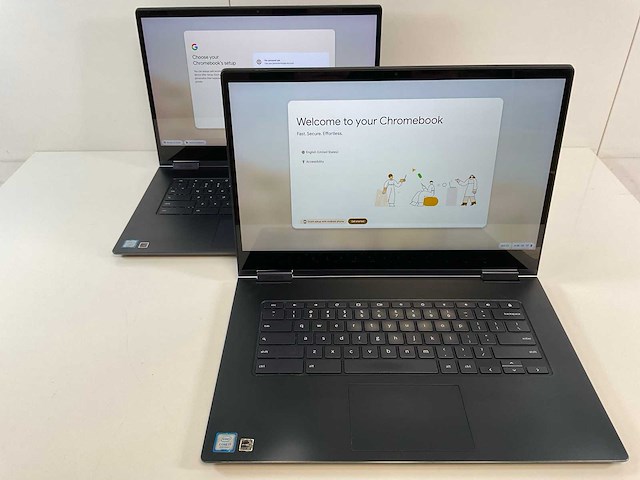 Lenovo yoga c630 15.4”, core i7 8th gen, 16 gb ram, 128 gb ssd touchscreen chromebooks (2x) - afbeelding 1 van  15