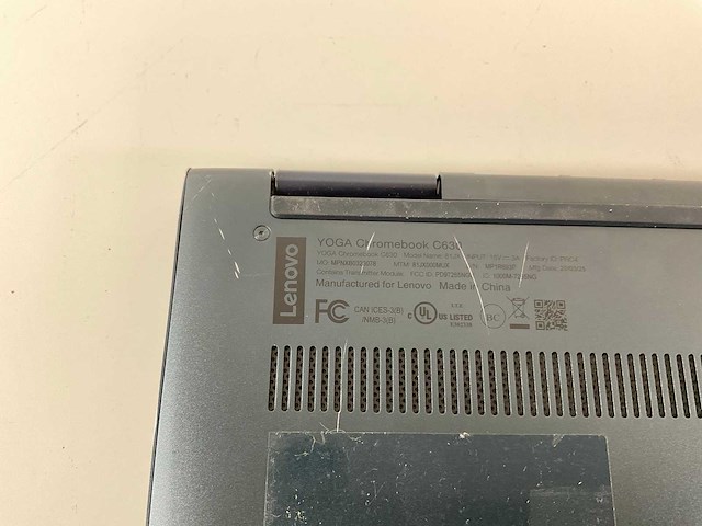 Lenovo yoga c630 15.4”, core i7 8th gen, 16 gb ram, 128 gb ssd touchscreen chromebooks (2x) - afbeelding 6 van  14
