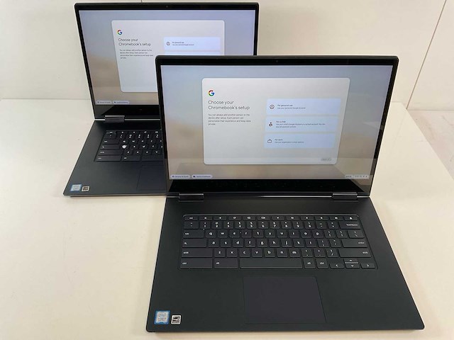 Lenovo yoga c630 15.4”, core i7 8th gen, 16 gb ram, 128 gb ssd touchscreen chromebooks (2x) - afbeelding 1 van  14