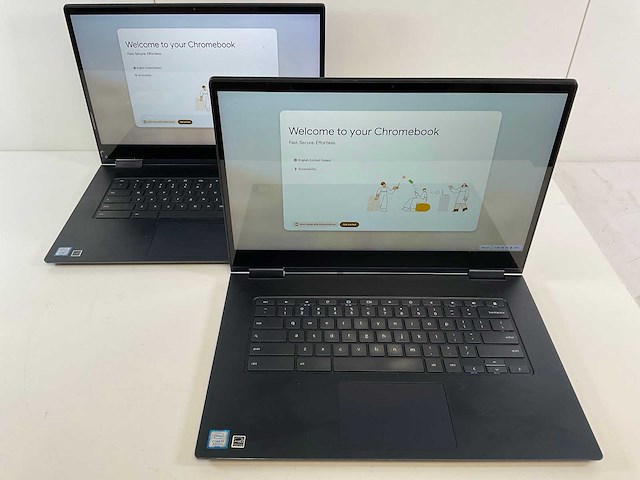 Lenovo yoga c630 15.4”, core i7 8th gen, 16 gb ram, 128 gb ssd touchscreen chromebooks (2x) - afbeelding 1 van  16