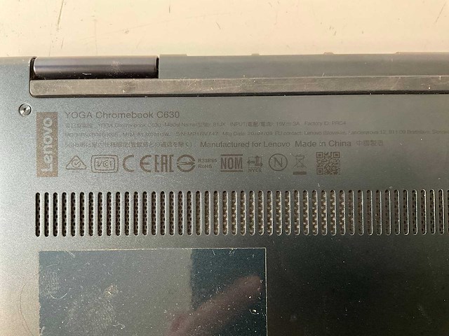 Lenovo yoga c630 15.6”, core(tm) i7 8th gen, 16 gb ram, 128 gb ssd chromebooks (3x) - afbeelding 6 van  21