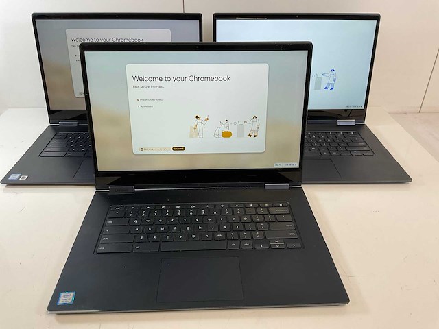 Lenovo yoga c630 15.6”, core(tm) i7 8th gen, 16 gb ram, 128 gb ssd chromebooks (3x) - afbeelding 1 van  21
