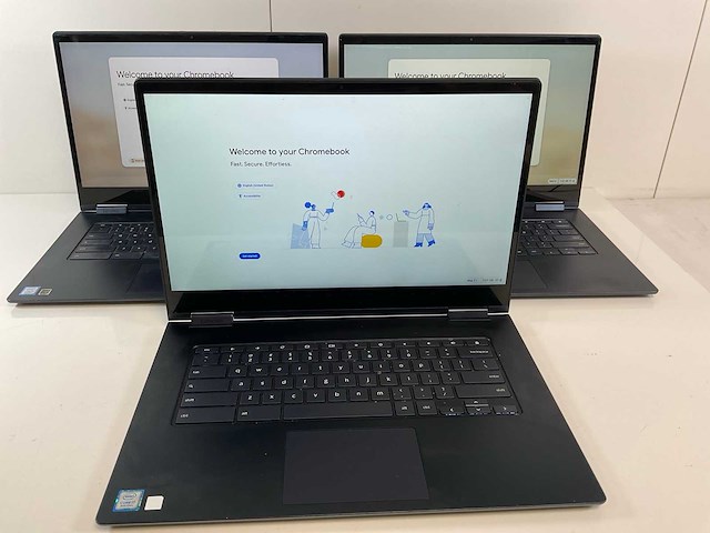 Lenovo yoga c630 15.6”, core(tm) i7 8th gen, 16 gb ram, 128 gb ssd chromebooks (3x) - afbeelding 1 van  23
