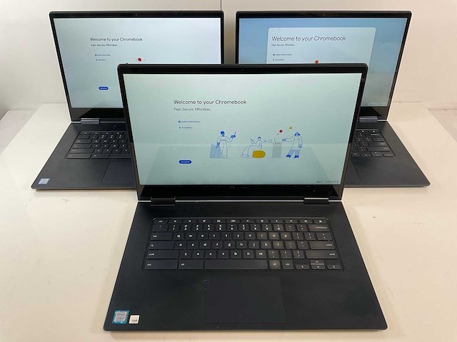 Lenovo yoga c630 15.6”, core(tm) i7 8th gen, 16 gb ram, 128 gb ssd chromebooks (3x) - afbeelding 1 van  23