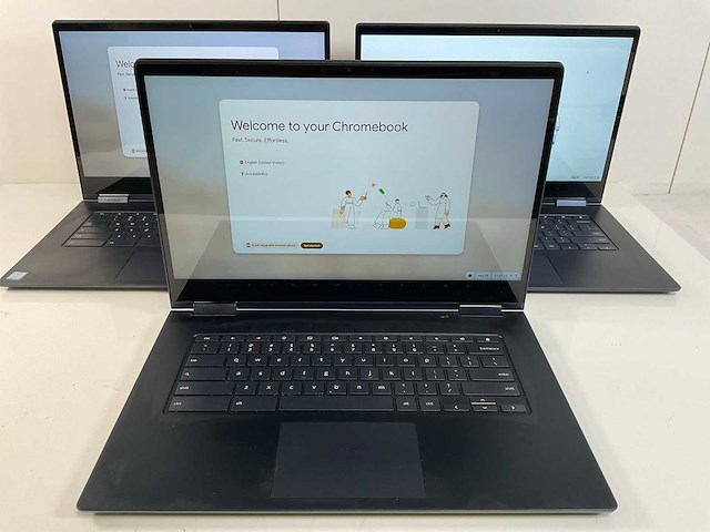 Lenovo yoga c630 15.6”, core(tm) i7 8th gen, 16 gb ram, 128 gb ssd chromebooks (3x) - afbeelding 1 van  22
