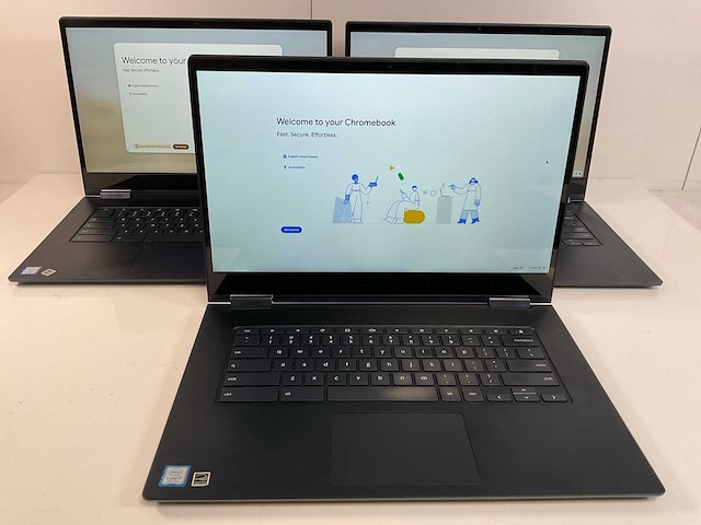 Lenovo yoga c630 15.6”, core(tm) i7 8th gen, 16 gb ram, 128 gb ssd chromebooks (3x) - afbeelding 1 van  23