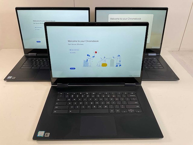 Lenovo yoga c630 15.6”, core(tm) i7 8th gen, 16 gb ram, 128 gb ssd chromebooks (3x) - afbeelding 1 van  23