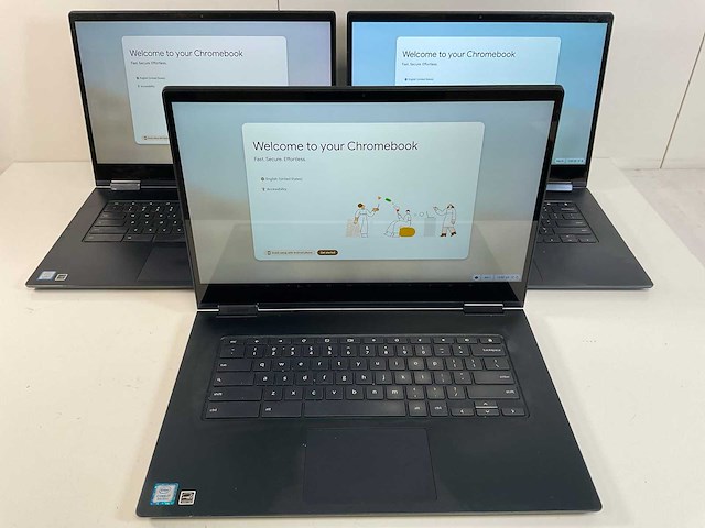 Lenovo yoga c630 15.6”, core(tm) i7 8th gen, 16 gb ram, 128 gb ssd chromebooks (3x) - afbeelding 1 van  23