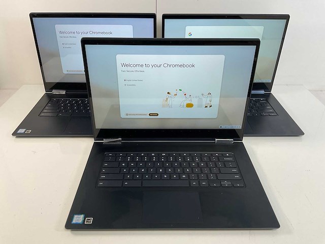 Lenovo yoga c630 15.6”, core(tm) i7 8th gen, 16 gb ram, 128 gb ssd chromebooks (3x) - afbeelding 1 van  23