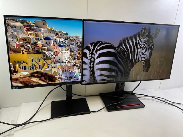 Lenovo/samsung mix model monitors - check description (2x) - afbeelding 3 van  10