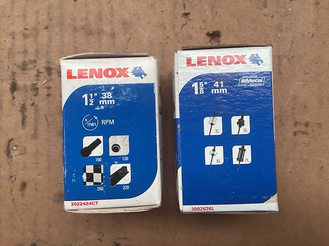 Lenox 38mm / 41mm gatenzaag (8x) - afbeelding 5 van  6